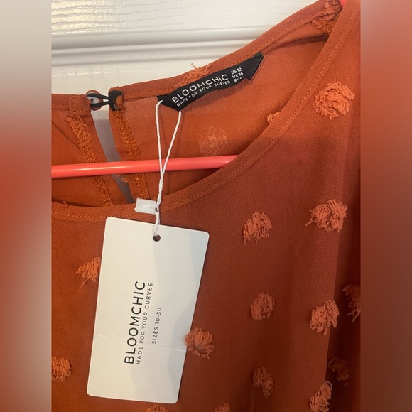 Polka Dot Lantern Sleeve Ruffles Blouse - Picture 4 of 4